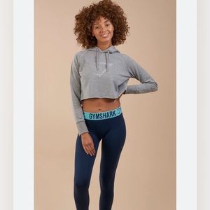 Gymshark OG logo crop hoodie XS